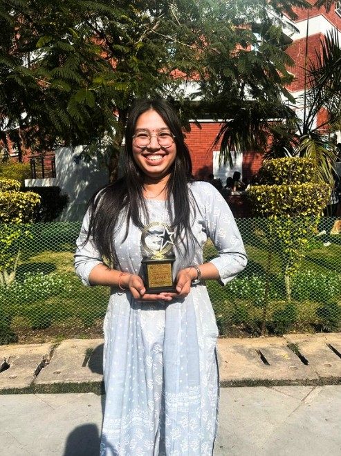 Anupam Jha — 1st Prize, Hindi Storytelling